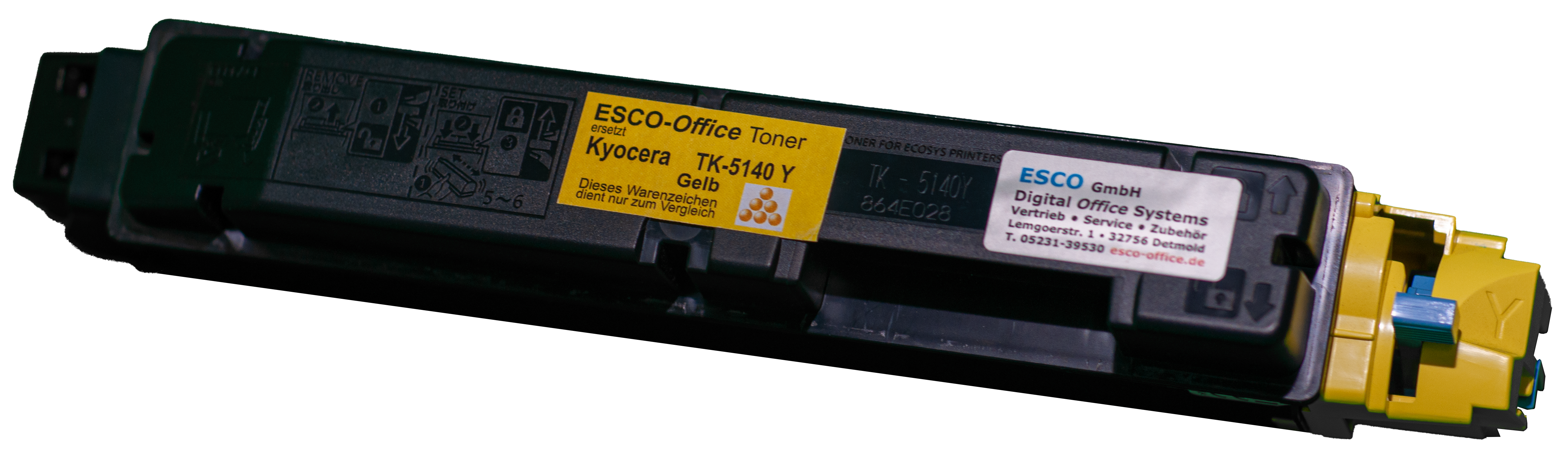 ESCO-Toner ersetzt TK-5140 Y für Kyocera (Yellow)